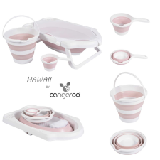 Cangaroo hawaii összecsukható kád+ vödör pink MBN-109370 babafürdőkád