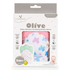 Cangaroo Olive kesztyű rágóka - rózsaszín rágóka