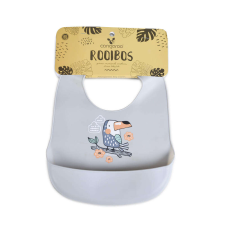 Cangaroo ROOIBOS szilikon előke SZÜRKE MADÁR előke