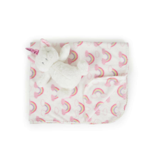 Cangaroo Takaró 90x75cm unikornis plüss pink babaágynemű, babapléd