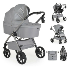 Cangaroo Unique 3:1 multifunkciós babakocsi 22kg-ig - Silver babakocsi