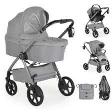 Cangaroo Unique 3:1 multifunkciós babakocsi 22kg-ig - Silver babakocsi