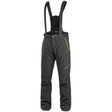 Canis Férfi téli softshell nadrág CXS TRENTON - Fekete / sárga / narancssárga | 50 férfi edzőruha