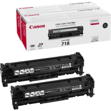 Canon 2662B002AA Canon 718VP fekete toner Twin Value Pack /2662B005/ nyomtatópatron & toner