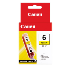 Canon BCI-6Y Yellow tintapatron 4708A002 nyomtatópatron & toner