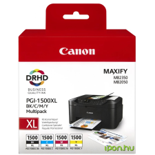 Canon Canon PGI1500XL tintapatron BCMY multipack ORIGINAL nyomtatópatron & toner