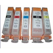 Canon CLI-521BK + új chip fekete utángyárott tintapatron nyomtatópatron & toner