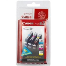 Canon CLI-521KIT Tintapatron multipack Pixma iP3600, 4600 nyomtatókhoz, CANON színes, 3*9ml nyomtatópatron & toner