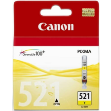 Canon CLI-521Y Tintapatron Pixma iP3600, 4600, MP540 nyomtatókhoz, CANON, sárga, 9ml (TJCBCLI521Y) nyomtatópatron & toner