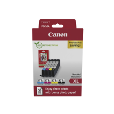 Canon CLI-571 XL Eredeti Tintapatron Multipack + Fotópapír nyomtatópatron & toner