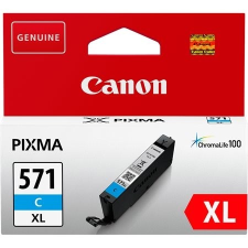 Canon CLI-571CXL Tintapatron Pixma MG5750, 6850,7750 nyomtatókhoz, CANON, cián, 11 ml nyomtatópatron & toner