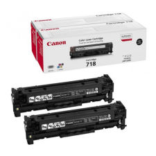 Canon crg718 toner black 2 x 3.400 oldal kapacitás nyomtatópatron & toner