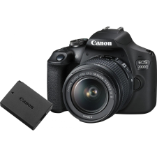 Canon EOS 2000D + EF-S 18-55mm IS II + LP-E10 digitális fényképező