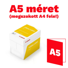 Canon Másolópapír A5, 80g, Canon Yellow Label 500ív/csomag, fénymásolópapír
