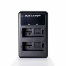  Canon NB-10L Töltő - Canon NB10L akkumulátor utazó dupla töltő digitális fényképező akkumulátor töltő