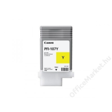 Canon PFI-107Y Tintapatron iPF780, 770 nyomtatóhoz, CANON sárga, 130ml (TJCPFI107Y) nyomtatópatron & toner