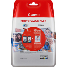 Canon PG545XL/CL546XL tintapatron + fotópapír multipack ORIGINAL fotópapír