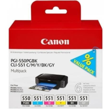 Canon PGI-550/CLI-551 Multipack tintapatron (6496B005) nyomtatópatron & toner