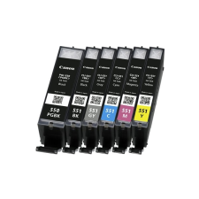 Canon PGI-550PGBXL Tintapatron Pixma iP7250, MG5450, MG6350 nyomtatókhoz, fekete, 22ml nyomtatópatron & toner
