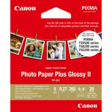 Canon PP-201 fényes fotópapír (9x9cm, 20 lap, 265g) fotópapír