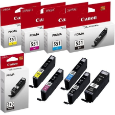 Canon tintapatron CLI-551 szett (f/k/b/s) nyomtatópatron & toner