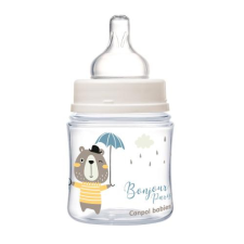 Canpol Babies Bonjour Paris Easy Start Anti-Colic Bottle Blue 0m+ cumisüveg 120 ml gyermekeknek cumisüveg