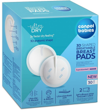 Canpol Babies Canpol baba alakú légáteresztő melltartó betétek 3D, 30 db melltartóbetét