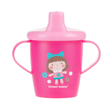 Canpol babies Csöpögésmentes Pohár Kemény 250ml TOYS rózsaszín itatópohár