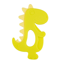 Canpol Babies Dinos szilikon rágóka-Sárga rágóka
