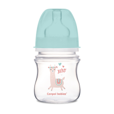Canpol babies EasyStart anti-kólikás cumisüveg EXOTIC ANIMALS 120ml zöld cumisüveg
