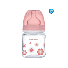 Canpol babies EasyStart anti-kólikás cumisüveg NEWBORN BABY 120ml rózsaszín cumisüveg
