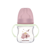 Canpol Babies EasyStart anti-kólikás cumisüveg világító fogantyúval 120ml (0h+) - Sleepy Koala - Rózsaszín