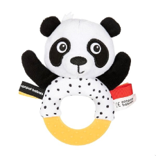 Canpol Babies - érzékszerveket fejlesztő játék Panda csörgővel és rágókával, BabiesBoo csörgő