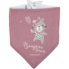 Canpol Babies First Muslin Bib Bonjour Paris előke Pink 2 db