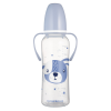  Canpol babies keskeny nyakú cumisüveg fogantyúval CUTE ANIMALS 250ml kutya
