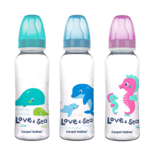 Canpol babies LOVE&amp;SEA keskeny nyakú cumisüveg 250ml cumisüveg