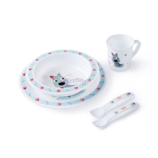  Canpol babies műanyag étkészlet 12+ kutya babaétkészlet