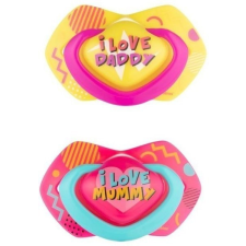 Canpol Babies nyugtató cumi, NEON LOVE szett, 6-18 hó cumi