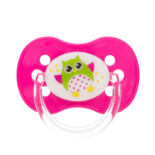 Canpol babies nyugtató szilikon cumi 0-6 hó+ pink bagoly cumi