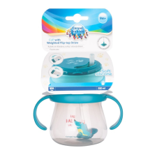 Canpol Babies szívószálas kulacs, 250 ml, BPA mentes 9m+ kulacs, kulacstartó