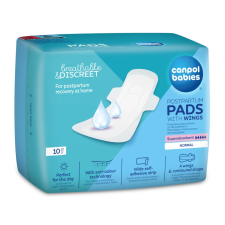 Canpol babies Szülés utáni nappali szárnyas tisztasági betét? 10db intim higiénia