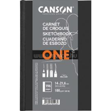 CANSON One 14x21,6 cm, álló, 100 g/m2, ragasztott fehér rajzpapírfüzet (C200005568) füzet