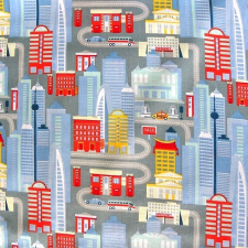 Canvas METROPOLIS, pamutvászon textil méteráru méteráru
