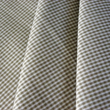 Canvas ZEFIR, aprókockás pamutvászon méteráru, drapp méteráru