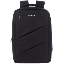Canyon BPE-5 15,6" notebook poliészter hátizsák, fekete (CNS-BPE5B1) számítógéptáska