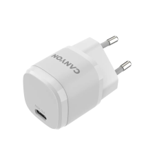 Canyon CNE-CHA20W05 USB-C PD Mini hálózati töltő fehér (CNE-CHA20W05) mobiltelefon kellék