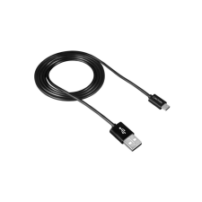 Canyon CNE-USBM1B Micro USB - USB 2.0 adat/töltőkábel 1m fekete kábel és adapter