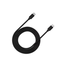 Canyon CNS-USBC12B USB-C - USB-C gyorstöltő és adatkábel 2m fekete kábel és adapter