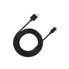 Canyon MFI C48 USB-A apa - Lightning apa 2.0 Adat és töltőkábel - Fekete (2m) kábel és adapter