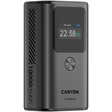Canyon PB-130, 10000 mAh, PD 30W, TFT display, dark grey power bank